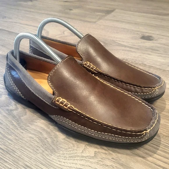 Tommy Bahama | Shoes | Tommy Bahama Brown Leather Slip On  display picture 1